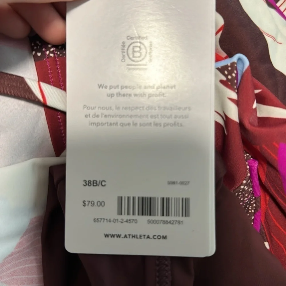 NWT! Athleta Seascape Blousy Printed Tankini - Size 36 B/C or 38 B/C 🏝️